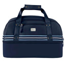 Mid-Stripe Boston Bag Navy-Frost