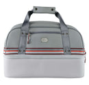 Mid-Stripe Boston Bag White-Cadet-Brick