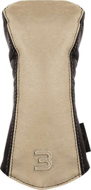 Canvas/Leather Headcover 3-Wood Canvas-Brown