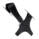 Mid-Stripe Dual Strap Accessory Black