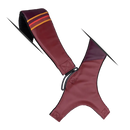 Mid-Stripe Dual Strap Accessory Port-Brick-Gold