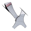 Mid-Stripe Dual Strap Accessory White-Cadet-Brick