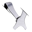 Mid-Stripe Dual Strap Accessory White