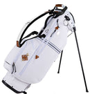 Mid-Stripe Single Strap Stand Bag White