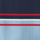 Mid-Stripe Towel Frost-Navy-Red
