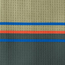 Mid-Stripe Towel Loden Moss-Inferno