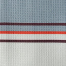 Mid-Stripe Towel White-Cadet-Brick