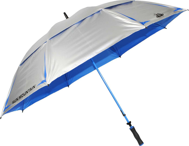 Silver Series Umbrella - Manual 68 Inch Silver-Cobalt