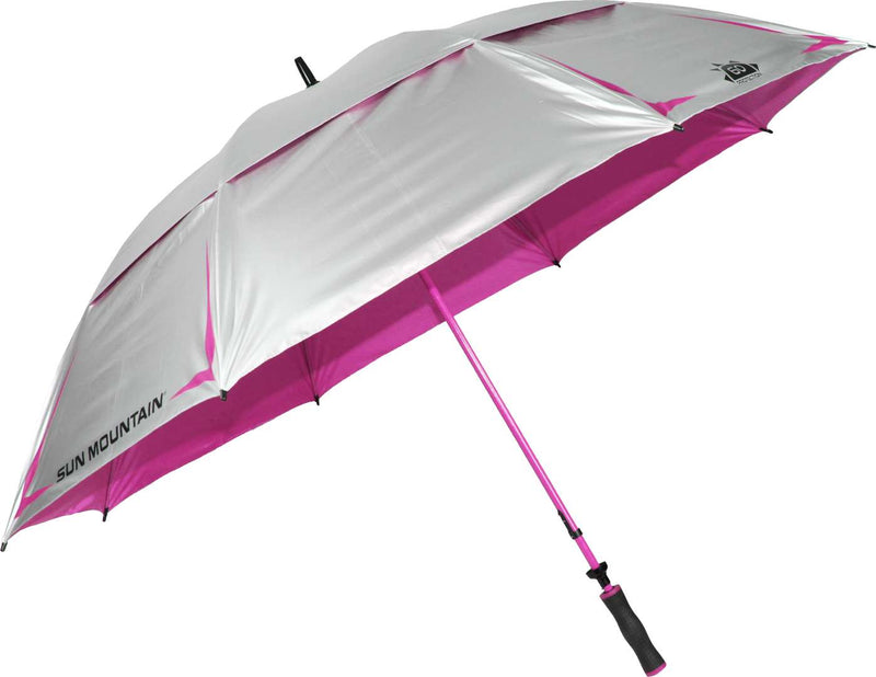 Silver Series Umbrella - Manual 68 Inch Silver-Pink