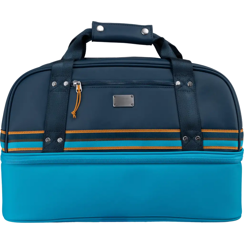 Mid-Stripe Boston Bag Caribbean Sea-Teal-Sudan