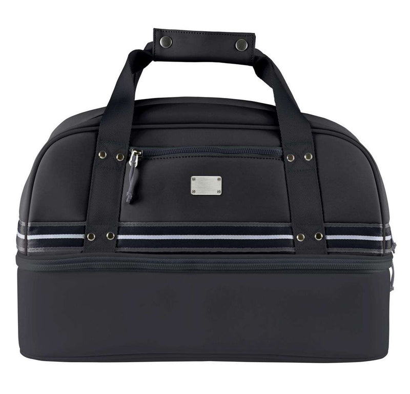 Mid-Stripe Boston Bag Black