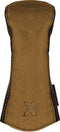 Canvas/Leather Headcover Hybrid (X) Coyote-Brown