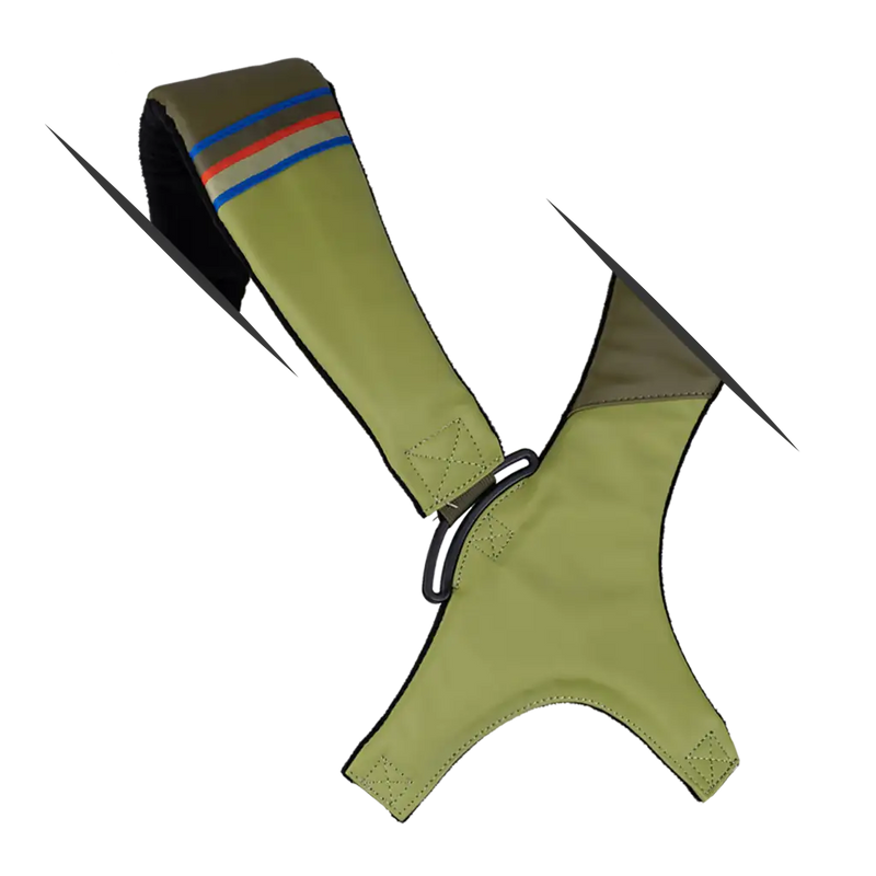 Mid-Stripe Dual Strap Accessory Loden Moss-Inferno