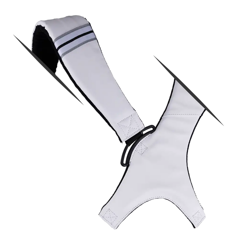 Mid-Stripe Dual Strap Accessory White