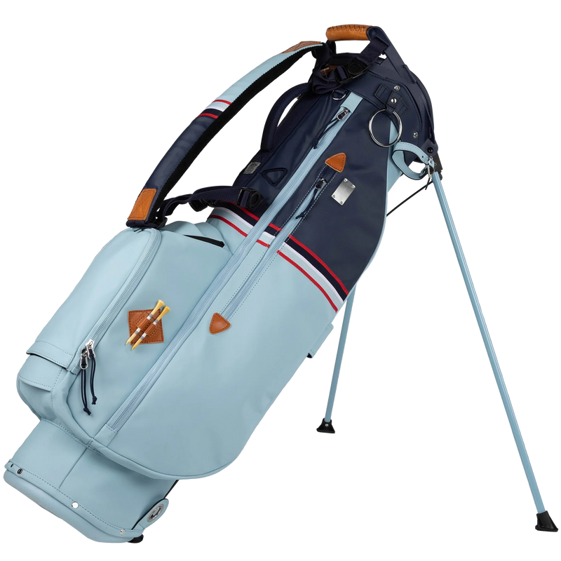 Mid-Stripe Ace Stand Bag Frost-Navy-Red