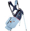 Mid-Stripe Dual Strap Stand Bag Frost-Navy-Red