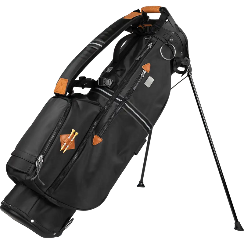 Mid-Stripe Ace Stand Bag Black