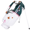 Mid-Stripe Ace Stand Bag White-Jade-Azalea