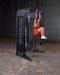 Body-Solid Functional Trainer Dual Weight Stacks, Adjustable Swiveling Pulleys, Integrated Chinning Bar, Cable Workout Machine for Home Gym, 210 Lb Stack