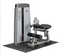 Body-Solid (DABBSF) Pro Dual Ab Crunch and Back Extension Machine with Adjustable Roller Pad, Gas-Assisted Stomach Workout and Hyperextension Machines, Abs Trainer Equipment for Home Gym