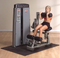Body-Solid (DABBSF) Pro Dual Ab Crunch and Back Extension Machine with Adjustable Roller Pad, Gas-Assisted Stomach Workout and Hyperextension Machines, Abs Trainer Equipment for Home Gym