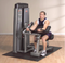 Body-Solid (DBTC-SF) Pro Dual Bicep and Tricep Workout Machine with Adjustable Arm Pad & Option to Add More Weight Plates, Included 210 lb Weights Stack, Silver