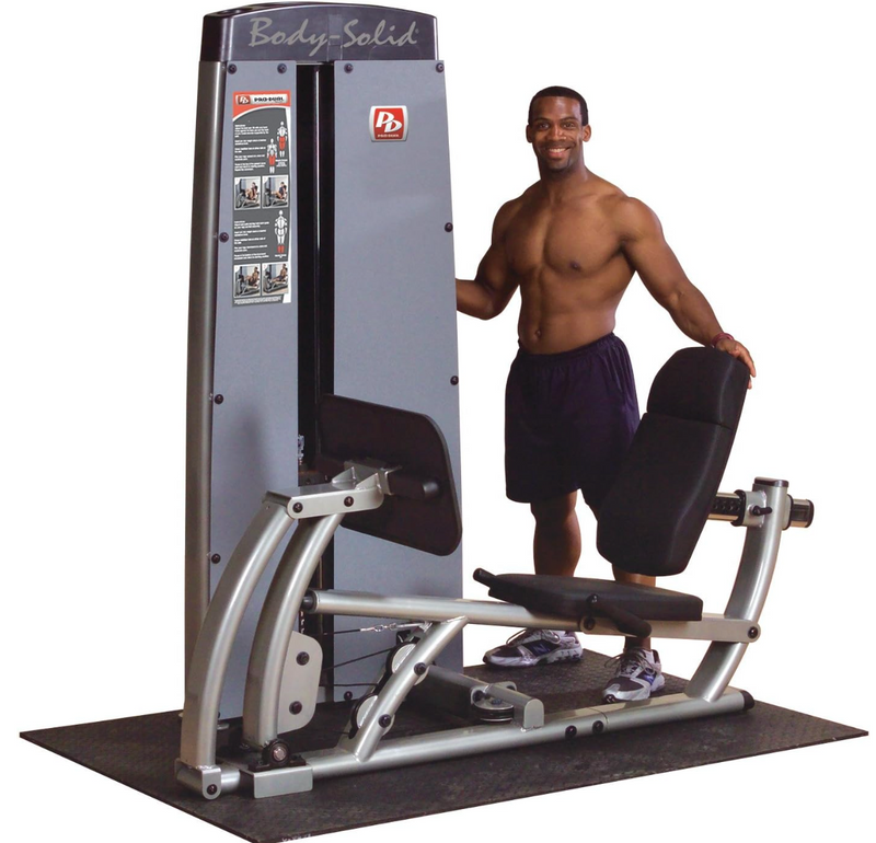 Body-Solid Pro Clubline (DCLPSF) Leg and Calf Press Machine, All-in-One Equipment for Full Body Workout with 210lb Weight Stack, Legpress/Hacksquat...