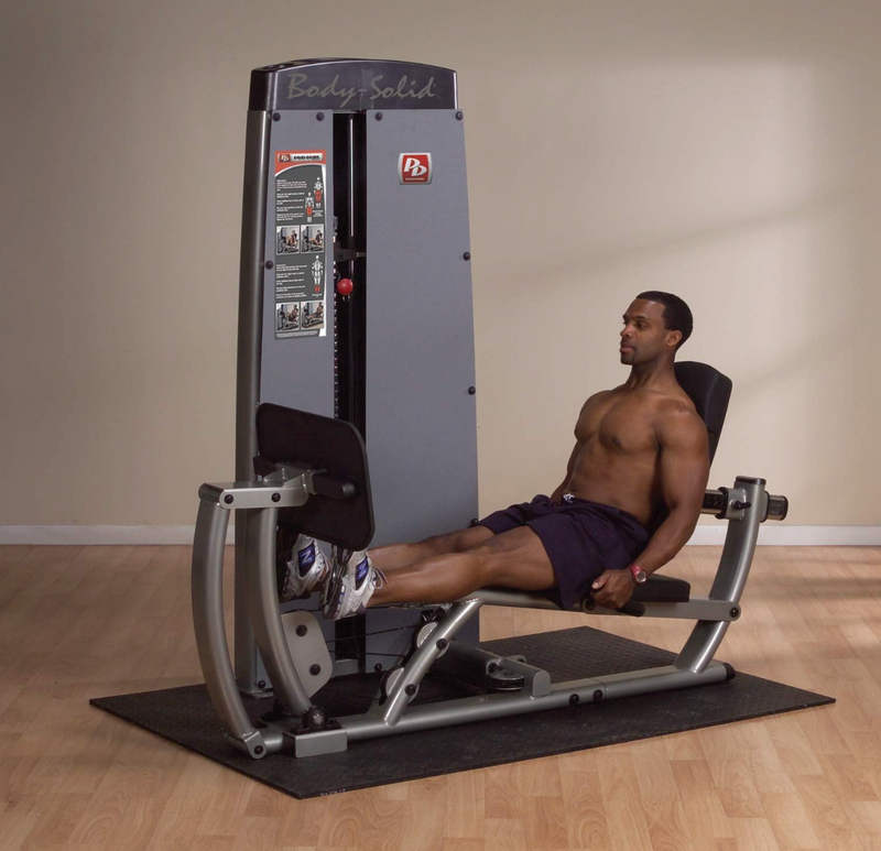Body-Solid Pro Clubline (DCLPSF) Leg and Calf Press Machine, All-in-One Equipment for Full Body Workout with 210lb Weight Stack, Legpress/Hacksquat...