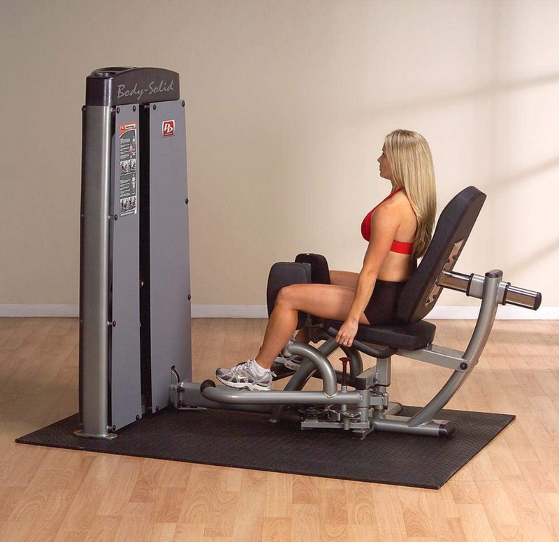 Body-Solid DIOT-S Pro Dual Inner and Outer Thigh Workout Machine, Strength Training Exercise Equipment for Thighs, Includes 210 lb. Weight Stack With 310 lb. Weight Stack Option