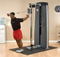 Body-Solid (DPCCSF) Dual Adjustable Cable Column Workout Machine for Pull Down, Curls and Presses, Vertical Pulley Plate Loaded System for Home and...