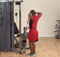 Body-Solid (DPCCSF) Dual Adjustable Cable Column Workout Machine for Pull Down, Curls and Presses, Vertical Pulley Plate Loaded System for Home and...