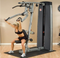 Body-Solid DPLS-SF Pro Clubline Pro Dual Adjustable Vertical Press and LAT Machine, Exercise Machines for Home and Commercial Gyms, Gray