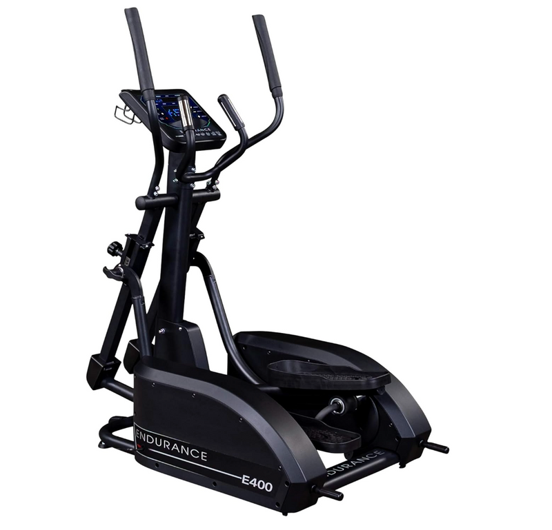 Body-Solid (E400) Elliptical Trainer Machine, Cardio Workout Crosstrainer Exercising Machines for Home & Commercial Gym with 300lb Weight Capacity