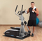 Body-Solid (E400) Elliptical Trainer Machine, Cardio Workout Crosstrainer Exercising Machines for Home & Commercial Gym with 300lb Weight Capacity