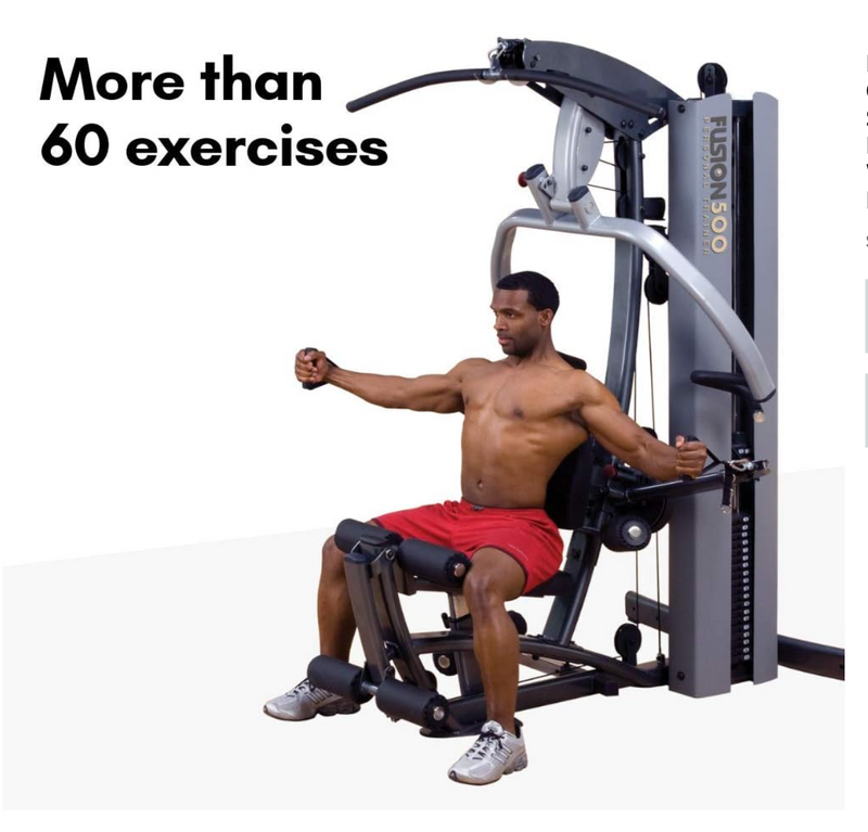 Body-Solid Multi-Station Home Gym Machine, Arm & Leg Strength Training Functional Exercise Workout Station for Weight Lifting and Bodybuilding