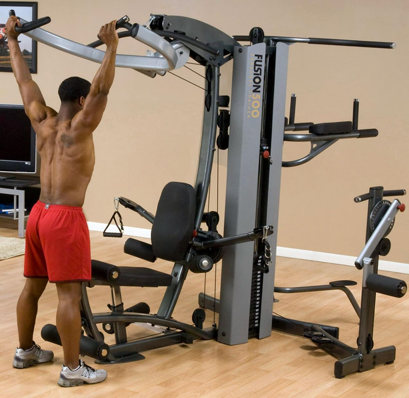 Body-Solid Multi-Station Home Gym Machine, Arm & Leg Strength Training Functional Exercise Workout Station for Weight Lifting and Bodybuilding