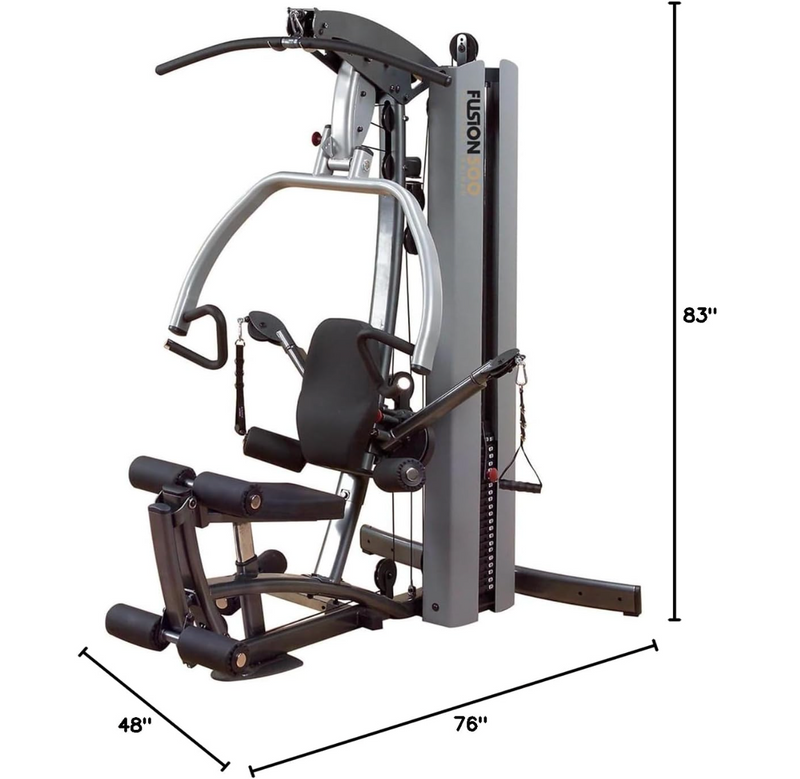 Body-Solid Multi-Station Home Gym Machine, Arm & Leg Strength Training Functional Exercise Workout Station for Weight Lifting and Bodybuilding
