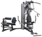 Body-Solid Multi-Station 210lbs Weights Stack Bi-Angular Gym Machine with Leg and Calf Press Attachment, Leg Strength Training Equipment, Functional Exercise Workout Station