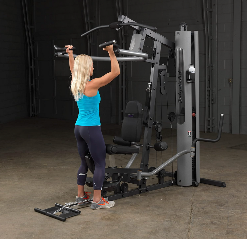 Body-Solid (G5S) Multi-Station With 210lb Selectorized Weights Stack Home Gym Machine, Arm & Leg Strength Training Equipment Functional Exercise Workout Station for Weight lifting and Bodybuilding