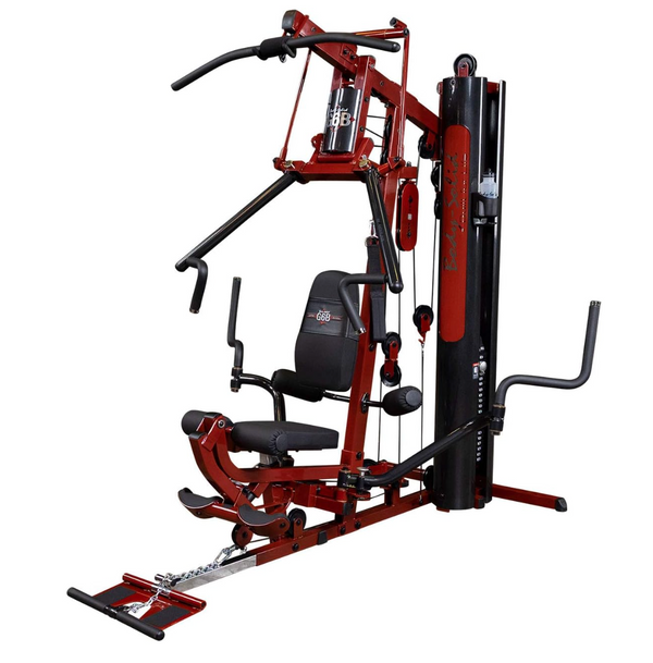 Body-Solid (G6BR) Multi-Station 210lb Weights Stack Bi-Angular Gym Machine, Arm & Leg Strength Training Equipment, Functional Exercise Workout Station for Weight lifting and Bodybuilding