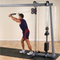 Body-Solid (GDCC250B) Cable Crossover Exercise Machine for Home & Light Commercial Gym, Functional Training Center with Dual Weights Stack & Pulley Cable Workout Machines, Black