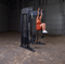 Body-Solid Functional Trainer Dual Weight Stacks 160 lbs, Adjustable Swiveling Pulleys, Integrated Chinning Bar, Cable Workout Machine for Home Gym