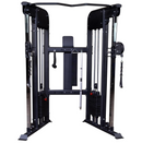 Body-Solid Functional Trainer Dual Weight Stacks 210lbs, Adjustable Swiveling Pulleys, Integrated Chinning Bar, Cable Workout Machine for Home Gym