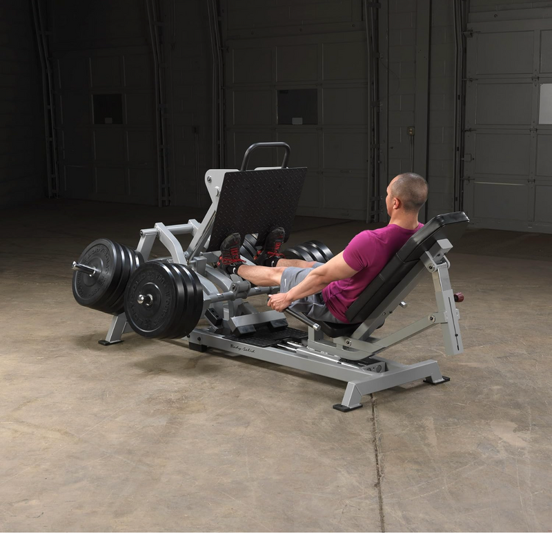 Body-Solid (LVLP Leverage Horizontal Leg Press Machine for Home Gym - Heavy Duty Workout Equipment for Full Lower Body Workouts, 1000lb Weight Capacity