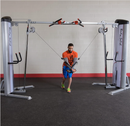 Body-Solid (S2CCO-1) Pro Clubline Cable Crossover Column Machine with 160 lbs. Dual Weight Stack for Fitness Workouts, Adjustable Pulley Cable Workout Machines for Strength Training