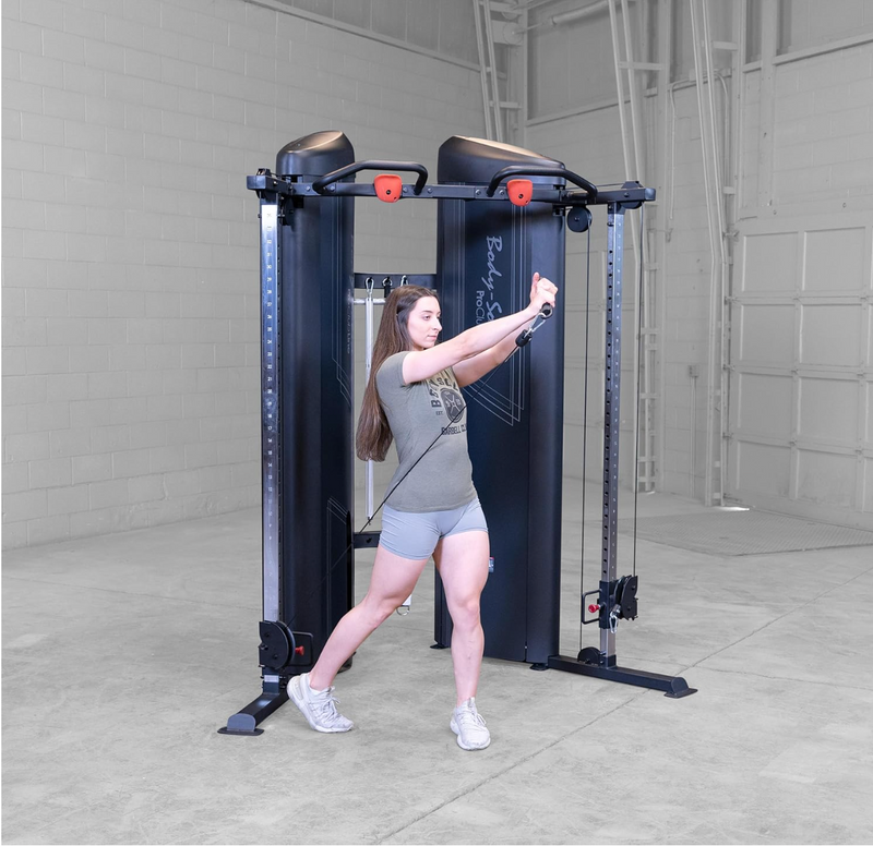 Body-Solid Pro Clubline Series 2 Cable Column with 160 lb. Stack for Fitness Workouts and Strength Training