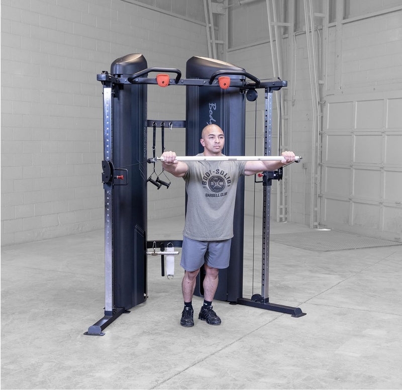 Body-Solid Pro Clubline Series 2 Cable Column with 160 lb. Stack for Fitness Workouts and Strength Training
