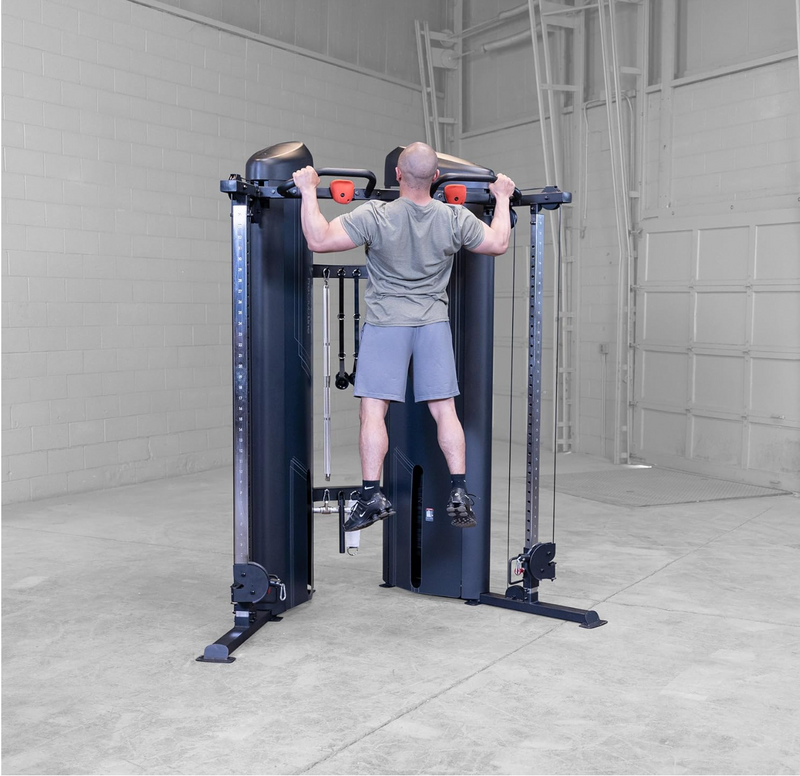 Body-Solid Pro Clubline Series 2 Cable Column with 160 lb. Stack for Fitness Workouts and Strength Training