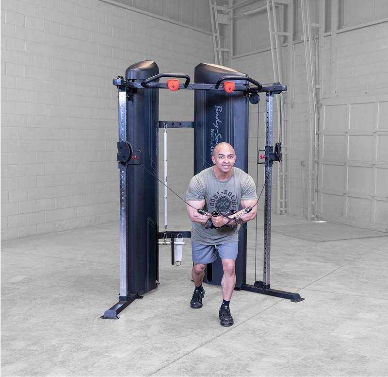 Body-Solid Pro Clubline Series 2 Cable Column with 160 lb. Stack for Fitness Workouts and Strength Training