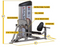 Body-Solid S2LPC-2 Pro Clubline Series II Leg Press and Calf Raise Machine with 210 Lb. Weight Stack for Home and Commercial Gym